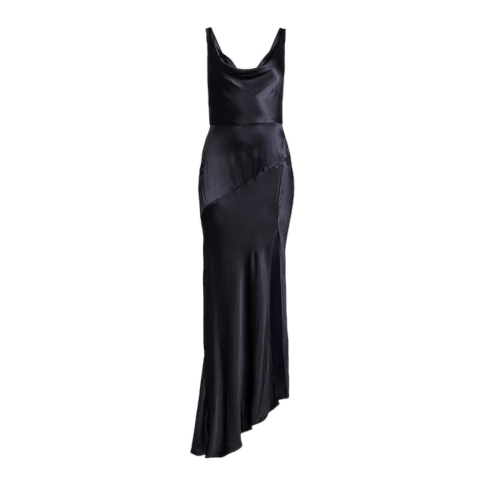 BEC + BRIDGE Moon Dance Cowl Dress, Black, 6 (US)